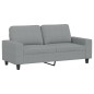 vidaXL 2-Sitzer-Sofa Hellgrau 140 cm Stoff vidaXL 2-Sitzer-Sofa Hellgrau 140 cm Stoff