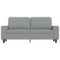 vidaXL 2-Sitzer-Sofa Hellgrau 140 cm Stoff vidaXL 2-Sitzer-Sofa Hellgrau 140 cm Stoff