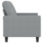vidaXL 2-Sitzer-Sofa Hellgrau 140 cm Stoff vidaXL 2-Sitzer-Sofa Hellgrau 140 cm Stoff