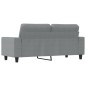 vidaXL 2-Sitzer-Sofa Hellgrau 140 cm Stoff vidaXL 2-Sitzer-Sofa Hellgrau 140 cm Stoff