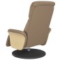 vidaXL Massagesessel mit Fußteil Cappuccino-Braun Kunstleder vidaXL Massagesessel mit Fußteil Cappuccino-Braun Kunstleder