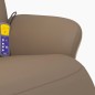 vidaXL Massagesessel mit Fußteil Cappuccino-Braun Kunstleder vidaXL Massagesessel mit Fußteil Cappuccino-Braun Kunstleder