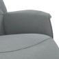 vidaXL Relaxsessel mit Fußteil Hellgrau Stoff vidaXL Relaxsessel mit Fußteil Hellgrau Stoff