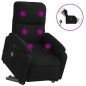 vidaXL Massagesessel Aufstehhilfe Elektrisch Schwarz Mikrofasergewebe vidaXL Massagesessel Aufstehhilfe Elektrisch Schwarz Mikrofasergewebe