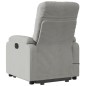 vidaXL Massagesessel Aufstehhilfe Elektrisch Hellgrau Mikrofasergewebe vidaXL Massagesessel Aufstehhilfe Elektrisch Hellgrau Mikrofasergewebe
