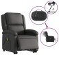 vidaXL Massagesessel mit Aufstehhilfe Elektrisch Schwarz Echtleder vidaXL Massagesessel mit Aufstehhilfe Elektrisch Schwarz Echtleder