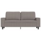 vidaXL 2-Sitzer-Sofa Taupe 140 cm Stoff vidaXL 2-Sitzer-Sofa Taupe 140 cm Stoff