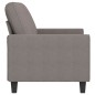vidaXL 2-Sitzer-Sofa Taupe 140 cm Stoff vidaXL 2-Sitzer-Sofa Taupe 140 cm Stoff