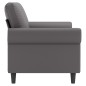 vidaXL 2-Sitzer-Sofa Grau 140 cm Kunstleder vidaXL 2-Sitzer-Sofa Grau 140 cm Kunstleder