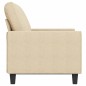 vidaXL 2-Sitzer-Sofa Creme 120 cm Stoff vidaXL 2-Sitzer-Sofa Creme 120 cm Stoff