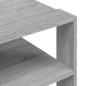 vidaXL Couchtisch Grau Sonoma 59,5x59,5x40 cm Holzwerkstoff vidaXL Couchtisch Grau Sonoma 59,5x59,5x40 cm Holzwerkstoff