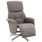 vidaXL Relaxsessel mit Fußteil Taupe Stoff vidaXL Relaxsessel mit Fußteil Taupe Stoff