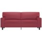 vidaXL 2-Sitzer-Sofa Weinrot 140 cm Kunstleder vidaXL 2-Sitzer-Sofa Weinrot 140 cm Kunstleder