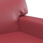 vidaXL 2-Sitzer-Sofa Weinrot 140 cm Kunstleder vidaXL 2-Sitzer-Sofa Weinrot 140 cm Kunstleder