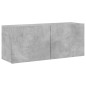 vidaXL 5-tlg. Wohnwand Betongrau Holzwerkstoff vidaXL 5-tlg. Wohnwand Betongrau Holzwerkstoff