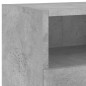 vidaXL 5-tlg. Wohnwand Betongrau Holzwerkstoff vidaXL 5-tlg. Wohnwand Betongrau Holzwerkstoff