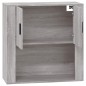 vidaXL Wandschrank Grau Sonoma 80x33x80 cm Holzwerkstoff vidaXL Wandschrank Grau Sonoma 80x33x80 cm Holzwerkstoff