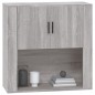 vidaXL Wandschrank Grau Sonoma 80x33x80 cm Holzwerkstoff vidaXL Wandschrank Grau Sonoma 80x33x80 cm Holzwerkstoff