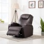 vidaXL Massage-Schaukelsessel Braun Kunstleder vidaXL Massage-Schaukelsessel Braun Kunstleder