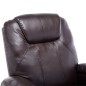 vidaXL Massage-Schaukelsessel Braun Kunstleder vidaXL Massage-Schaukelsessel Braun Kunstleder