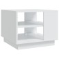 vidaXL Couchtisch Weiß 55x55x43 cm Holzwerkstoff vidaXL Couchtisch Weiß 55x55x43 cm Holzwerkstoff