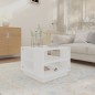 vidaXL Couchtisch Weiß 55x55x43 cm Holzwerkstoff vidaXL Couchtisch Weiß 55x55x43 cm Holzwerkstoff