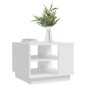 vidaXL Couchtisch Weiß 55x55x43 cm Holzwerkstoff vidaXL Couchtisch Weiß 55x55x43 cm Holzwerkstoff