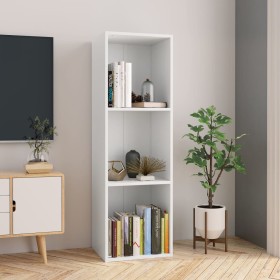 vidaXL Bücherregal/TV-Schrank Weiß 36x30x114 cm Holzwerkstoff