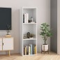 vidaXL Bücherregal/TV-Schrank Weiß 36x30x114 cm Holzwerkstoff vidaXL Bücherregal/TV-Schrank Weiß 36x30x114 cm Holzwerkstoff