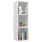 vidaXL Bücherregal/TV-Schrank Weiß 36x30x114 cm Holzwerkstoff vidaXL Bücherregal/TV-Schrank Weiß 36x30x114 cm Holzwerkstoff