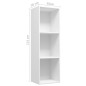 vidaXL Bücherregal/TV-Schrank Weiß 36x30x114 cm Holzwerkstoff vidaXL Bücherregal/TV-Schrank Weiß 36x30x114 cm Holzwerkstoff