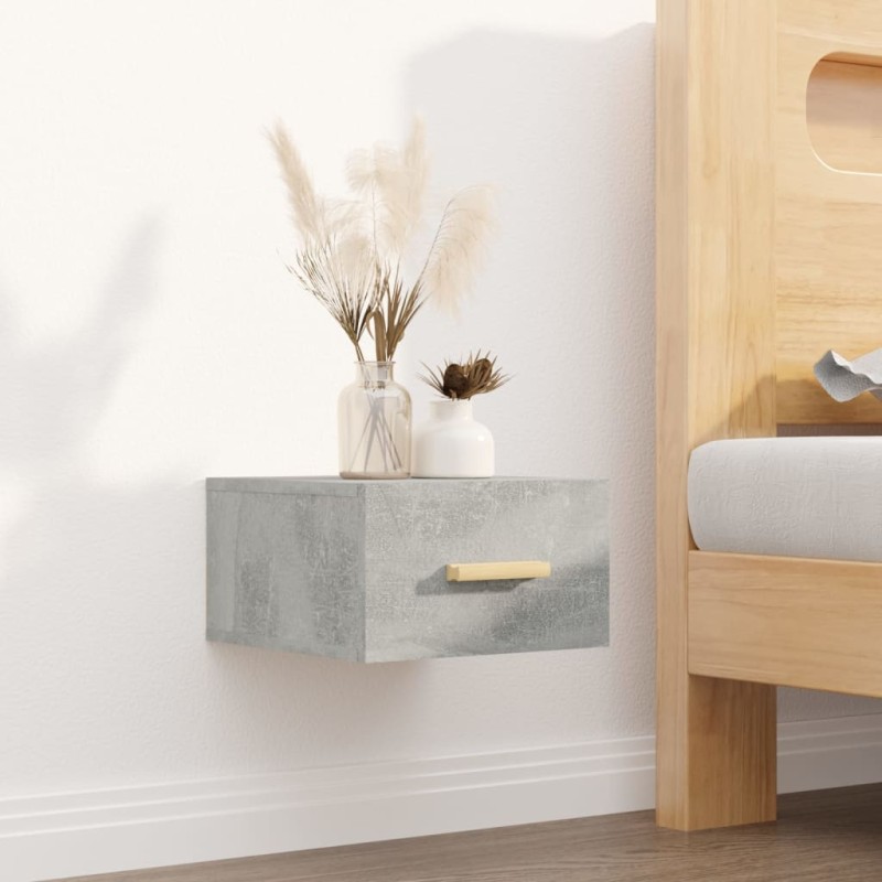 vidaXL Wand-Nachttisch Betongrau 35x35x20 cm vidaXL Wand-Nachttisch Betongrau 35x35x20 cm