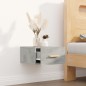 vidaXL Wand-Nachttisch Betongrau 35x35x20 cm vidaXL Wand-Nachttisch Betongrau 35x35x20 cm