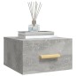 vidaXL Wand-Nachttisch Betongrau 35x35x20 cm vidaXL Wand-Nachttisch Betongrau 35x35x20 cm