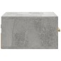 vidaXL Wand-Nachttisch Betongrau 35x35x20 cm vidaXL Wand-Nachttisch Betongrau 35x35x20 cm