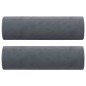 vidaXL 2-Sitzer-Sofa mit Zierkissen Dunkelgrau 120 cm Samt vidaXL 2-Sitzer-Sofa mit Zierkissen Dunkelgrau 120 cm Samt
