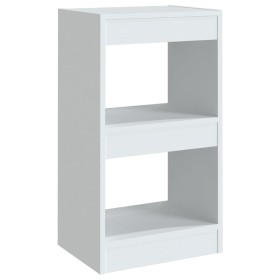 vidaXL Bücherregal/Raumteiler Weiß 40×30×72cm