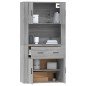 vidaXL Highboard Grau Sonoma Holzwerkstoff vidaXL Highboard Grau Sonoma Holzwerkstoff