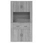vidaXL Highboard Grau Sonoma Holzwerkstoff vidaXL Highboard Grau Sonoma Holzwerkstoff