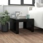 vidaXL Couchtisch Schwarz 50x50x35 cm Holzwerkstoff vidaXL Couchtisch Schwarz 50x50x35 cm Holzwerkstoff