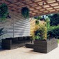 vidaXL 8-tlg. Garten-Lounge-Set mit Kissen Poly Rattan Grau vidaXL 8-tlg. Garten-Lounge-Set mit Kissen Poly Rattan Grau