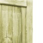 vidaXL Gartentore 2 Stk. Kiefernholz Imprägniert 300x75 cm vidaXL Gartentore 2 Stk. Kiefernholz Imprägniert 300x75 cm
