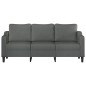 vidaXL 3-Sitzer-Sofa Dunkelgrau 180 cm Stoff vidaXL 3-Sitzer-Sofa Dunkelgrau 180 cm Stoff