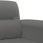 vidaXL 3-Sitzer-Sofa Dunkelgrau 180 cm Mikrofasergewebe vidaXL 3-Sitzer-Sofa Dunkelgrau 180 cm Mikrofasergewebe