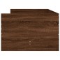 vidaXL Bettgestell mit Schubladen Braun Eichen-Optik 100x200 cm vidaXL Bettgestell mit Schubladen Braun Eichen-Optik 100x200 cm