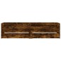vidaXL Bettgestell mit Schubladen Räuchereiche 100x200 cm vidaXL Bettgestell mit Schubladen Räuchereiche 100x200 cm