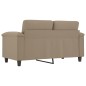 vidaXL 2-Sitzer-Sofa Taupe 120 cm Mikrofasergewebe vidaXL 2-Sitzer-Sofa Taupe 120 cm Mikrofasergewebe