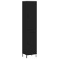 vidaXL Highboard Schwarz 34,5x34x180 cm Holzwerkstoff vidaXL Highboard Schwarz 34,5x34x180 cm Holzwerkstoff