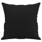 vidaXL 3-Sitzer-Sofa mit Kissen Schwarz 180 cm Mikrofasergewebe vidaXL 3-Sitzer-Sofa mit Kissen Schwarz 180 cm Mikrofasergewebe