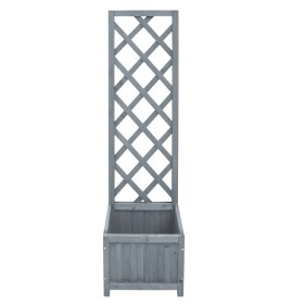 vidaXL Spalier mit Blumenkasten 40x30x135 cm Massivholz Tanne  